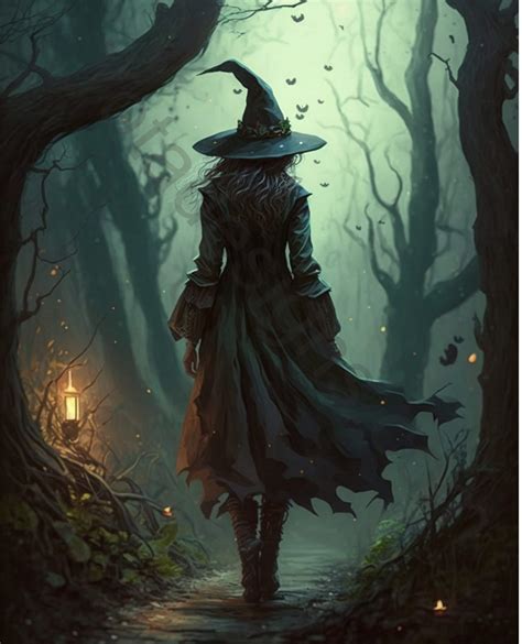 Desceased witch walking